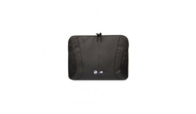 BMW Carbon&Perforated sleeve for a 14" laptop - black