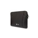 BMW Carbon&Perforated sleeve for a 14" laptop - black