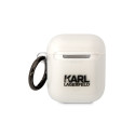 Karl Lagerfeld KLA2HNCHTCT Airpods 1/2 cover transparent Ikonik Choupette
