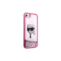 Karl Lagerfeld KLHCI8LNKHCP iPhone 7/8/ SE 2020/2022 pink/pink hardcase Glitter Karl Head