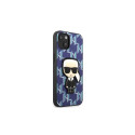Karl Lagerfeld KLHCP13MPMNIKBL iPhone 13 6.1" hardcase blue/blue Monogram Ikonik Patch Karl Lagerfeld KLHCP13MPMNIKBL iPhone 13 6.1" hardcase blue/blue Monogram Ikonik Patch