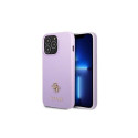 Guess GUHCP13XPS4MU iPhone 13 Pro Max 6.7" purple/purple hardcase Saffiano 4G Small Metal Logo Guess GUHCP13XPS4MU iPhone 13 Pro Max 6.7" purple/purple hardcase Saffiano 4G Small Metal Logo