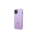 Guess GUHCP13SPS4MU iPhone 13 mini 5.4" purple/purple hardcase Saffiano 4G Small Metal Logo
