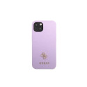 Guess GUHCP13SPS4MU iPhone 13 mini 5.4" purple/purple hardcase Saffiano 4G Small Metal Logo