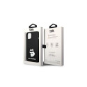 Karl Lagerfeld KLHMP14MSNCHBCK iPhone 14 Plus 6.7" hardcase black/black Silicone Choupette MagSafe