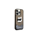 Karl Lagerfeld KLHCP14XLNCHCK iPhone 14 Pro Max 6.7" black/black hardcase Glitter Choupette Hea Karl Lagerfeld KLHCP14XLNCHCK iPhone 14 Pro Max 6.7" black/black hardcase Glitter Choupette Hea