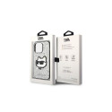 Karl Lagerfeld KLHCP14XG2CPS iPhone 14 Pro Max 6.7" silver/silver hardcase Glitter Choupette Pa Karl Lagerfeld KLHCP14XG2CPS iPhone 14 Pro Max 6.7" silver/silver hardcase Glitter Choupette Pa