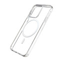 Case for iPhone 14 compatible with MagSafe from the 3mk MagCase series - transparent