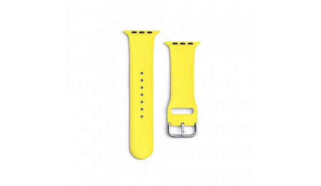Silicone Strap APS for Apple Watch 38/40/41mm Strap Watch Bracelet - Yellow