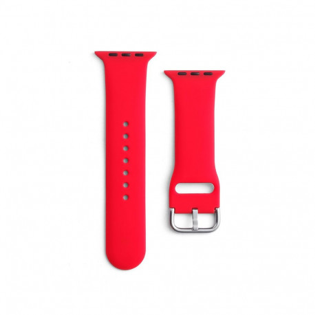 Silicone Strap APS for Apple Watch 38/40/41mm Strap Watchband - Red
