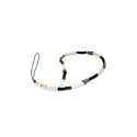 Guess pendant GUSTBCKH Phone Strap black-white/black-white Heishi Beads Guess pendant GUSTBCKH Phone Strap black-white/black-white Heishi Beads
