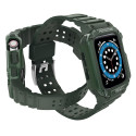 Protect Strap Band for Apple Watch 42/44/45mm Armored Case Strap - Green