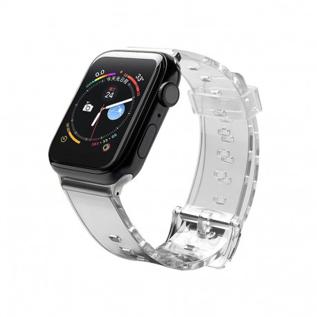 Silicone Strap Bracelet Bracelet Strap Light for Apple Watch 38 / 40 mm - Black