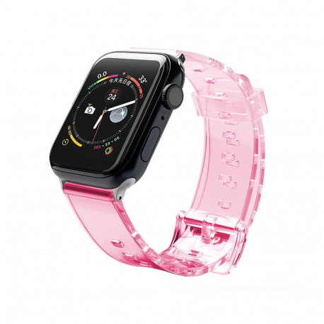 Silicone Strap Bracelet Bracelet Strap Light for Apple Watch 42 / 44 mm - Red