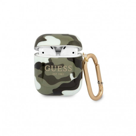 Guess GUA2UCAMA AirPods cover green/khaki Camo Collection