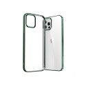 Joyroom New Beautiful Series ultra thin case with electroplated frame for iPhone 12 Pro Max green (J