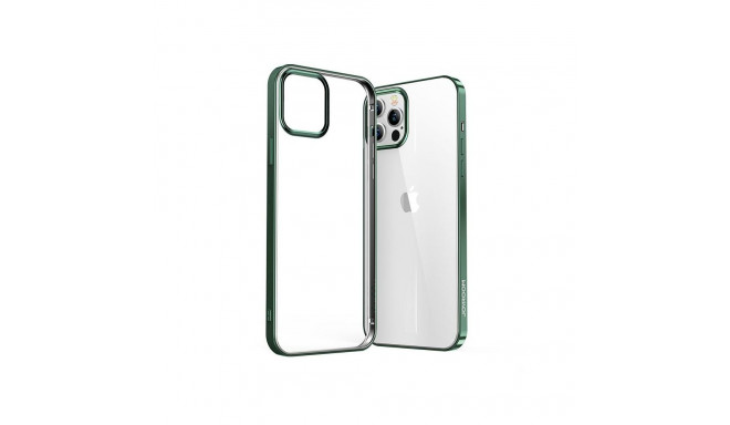 Joyroom New Beautiful Series ultra thin case with electroplated frame for iPhone 12 Pro Max green (J