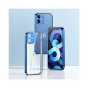 Joyroom New Beauty Series ultra thin case with electroplated frame for iPhone 12 Pro dark-blue (JR-B