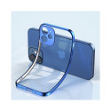 Joyroom New Beauty Series ultra thin case with electroplated frame for iPhone 12 Pro dark-blue (JR-B