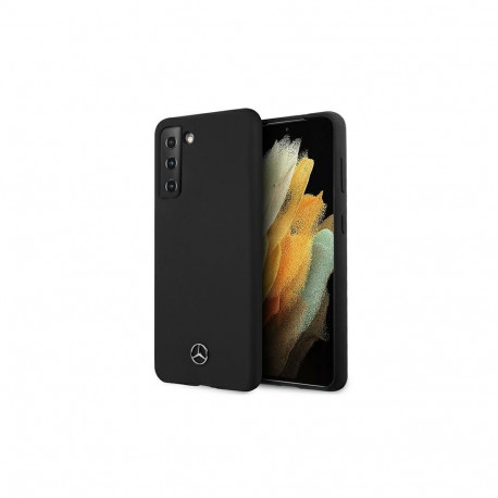 Mercedes Silicone Line Case for Samsung Galaxy S21 - Black