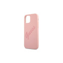 Guess GUHCP12LLSVSPI iPhone 12 Pro Max 6.7" pink/pink hardcase Script Vintage