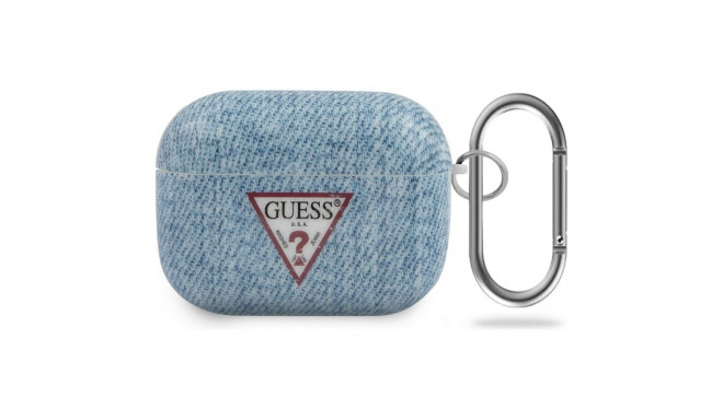 Guess GUACAPTPUJULLB AirPods Pro cover blue/light blue Jeans Collection