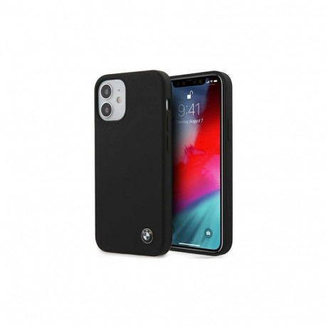 BMW Silicone Signature Case for iPhone 12 mini - Black