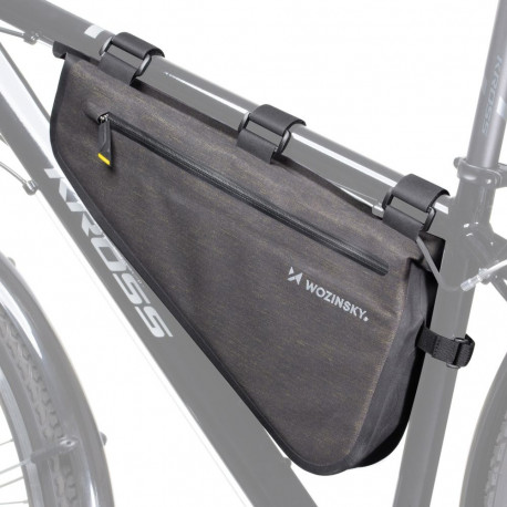 Wozinsky Bicycle Frame Bag 3.5L Gray (WBB15BK)