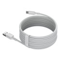 Baseus 2x USB-A - USB Type C cable fast charging Quick Charge 40 W 5 A 1.5 m - white (TZCATZJ-02)