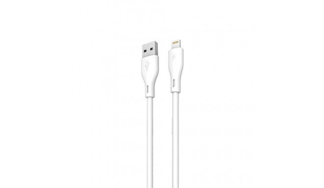 Dudao USB / Lightning 3A 1m white cable (L2L 1m white)