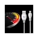 Dudao cable micro USB cable 2.4A 2m white (L4M 2m white)