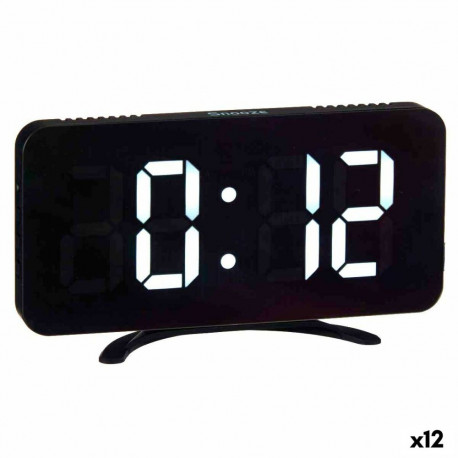 Digitaalne Lauakell Gift Decor BSMXHX-8201-1 BSMXHX-8201-1 Must (12 Ühikut)