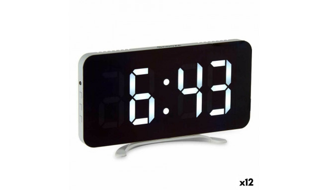 Table-top Digital Clock Gift Decor BSMXHX-8201-2 BSMXHX-8201-2 White (12 Units)