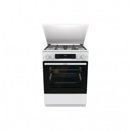 Gorenje GKS6C71WF valge vabaltseisev pliit ahjuga