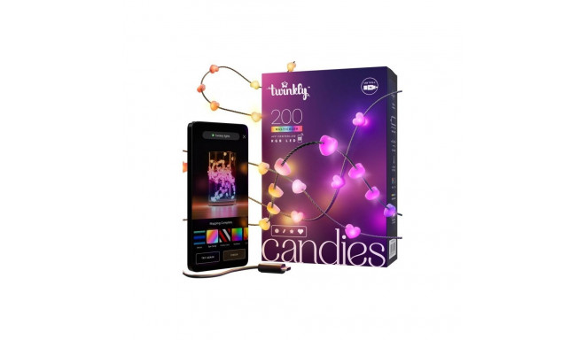 Twinkly Candies LED Christmas tree lights TWKH200RGB-G 6 m 200 lights