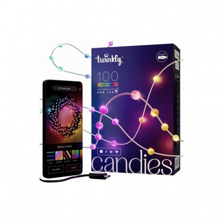 Twinkly Candies LED jõulupuu tuled TWKP100RGB-T 6 m