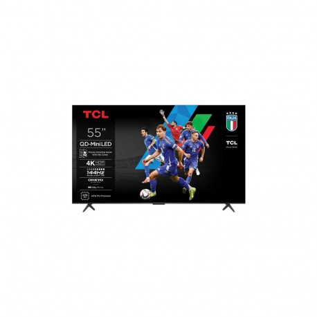 TCL C6K 55" 4K UHD nutiteler Wi-Fi metallik