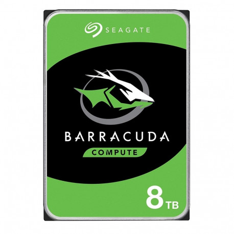 Seagate BarraCuda sisemine kõvaketas 8 TB 5400 RPM 256 MB 3.5" Serial ATA III (ST8000DM004)