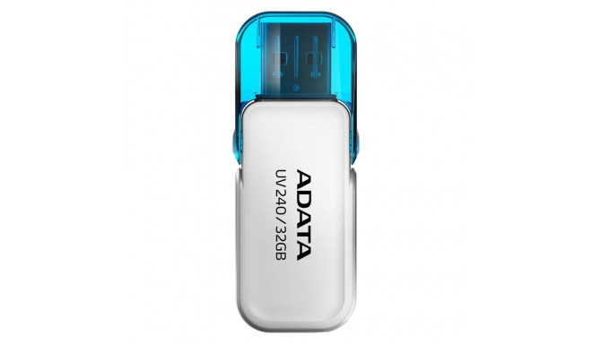 Adata flash drive 32GB UV240 USB 2.0, white