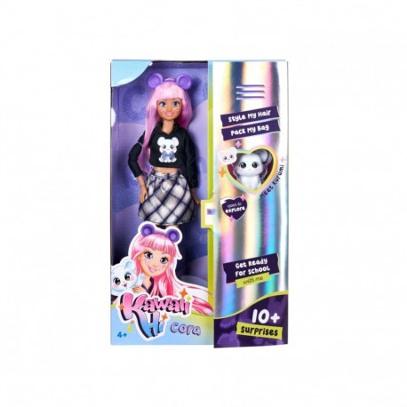 kawaii hi cora ja loomake kurumi nukk