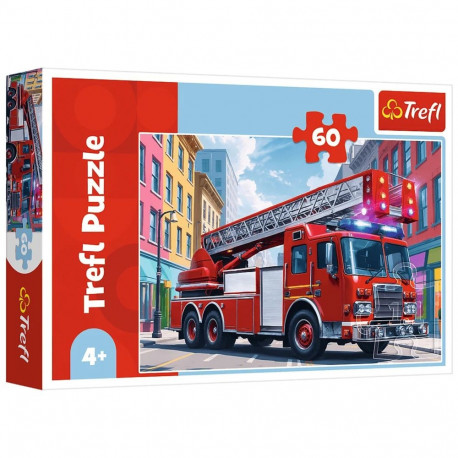 Trefl pusle 17405, 60 tükki, tuletõrjeauto