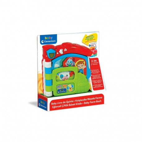 Interaktywna Książeczka Edukacyjna Farma poola, saksa, portugali, türgi keel Clementoni 17652