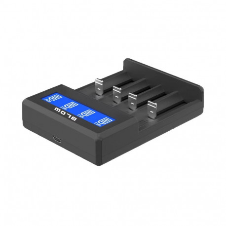 Blow XN-110 18650 AA ja AAA akulaadija