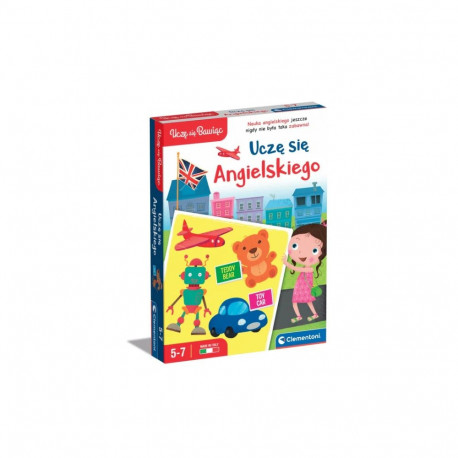 Gra edukacyjna Uczę Się Angielskiego Uczę się Bawiąc Język Polski Clementoni 50769
