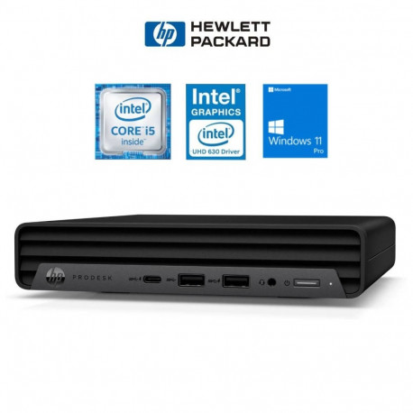 HP 600 G6 Desktop Mini i5-10500T 8GB 256SSD M.2 NVME WIN11Pro