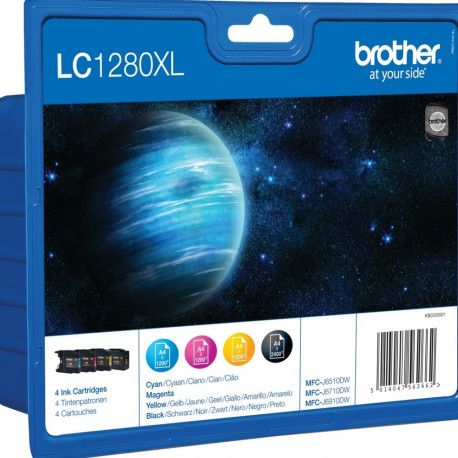 Brother ink cartridge LC1280XLVALP Inkjet, black/color