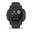 Garmin Instinct 2 2.29 cm (0.9&quot;) MIP 45 mm Digital 176 x 176 pixels Graphite GPS (satellite