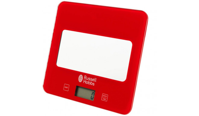 Russell Hobbs RH015711RAR Square digital scale 5kg red