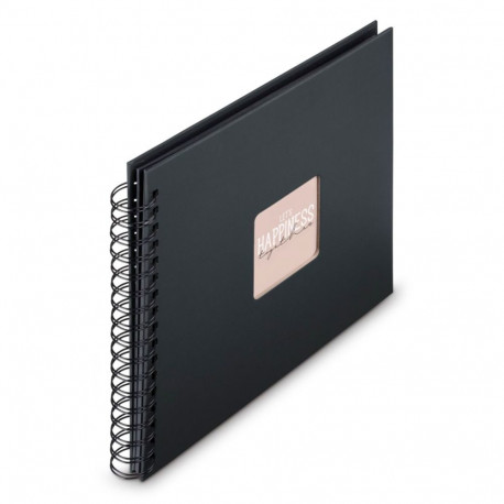 Hama Fine Art Spiral NewBlack 28x24 50 musta lehte 9834