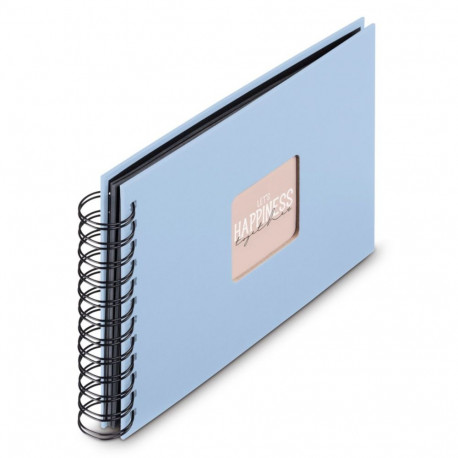 Hama  Fine Art  Spiral Lagune 24x17 50 schwarze Seiten    9863